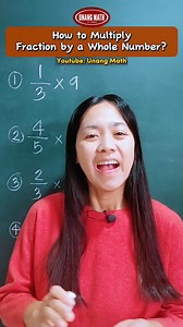 16K views · 200 reactions | How to multiply a fraction by a whole number? #math #fraction #mathtricks #mathhacks #MathTutor #basicmath #mathreview #education #mathtutoring #mathematics #mathmadeeasy | Unang Math | Facebook