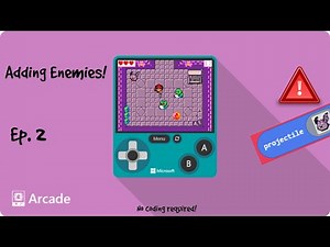 Adding Enemies!-Microsoft MakeCode Arcade Ep. 2