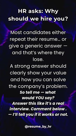 You’re Answering This Interview Question WRONG!! #interviewmistakes #resumebyhr