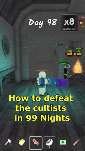 How to defeat the cultists in 99 Nights 13