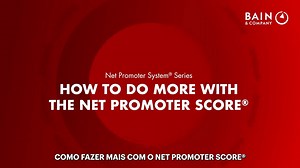 Se você já conhece o NPS®, metodologia criada pela Bain, saiba que é possível otimizar ainda mais a experiência de seus clientes. Neste segundo vídeo de nossa série, apresentamos o Net Promoter System®, formado por três componentes que fazem com que a empresa como um todo atue mantendo o cliente no centro do negócio. Assista e conheça! Para mais detalhes, acesse: https://bit.ly/3iFLgp4. #NPSbyBain #ExperiênciadoCliente #CustomerExperience | Bain & Company | Facebook