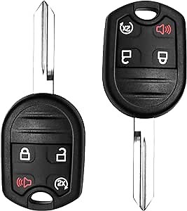 Car Key Fob Entry Keyless Fits for Ford 2011-2015 Explorer/2011-2016 F-150/ F-250/ F-350/Lincoln/ Mercury/ Mazda (CWTWB1U793 4-btn) Pack of 2