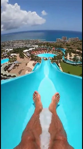 POV: The Slide Launches You for a Split Second… 😳💦