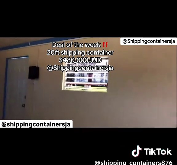 20ft container office available now #fypp❤️❤️ #Shippingcontainersja #office #viral_video_tiktok