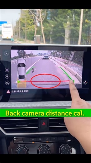 Distance measure 📏 in BACK CAMERA 📸 help you to take REVERSE #car #automobile #gaming #travel
