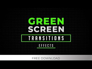 Top 10 Stinger Transitions Green Screen | Free Transition Effects Templates.