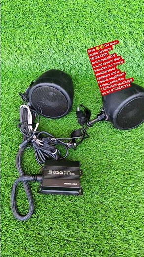 Boss Audio Systems MCBK420B motorcycle/ATV sound system Kes 15,000Call/what'sapp us via 0738240939