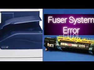XEROX WorkCentre 7530 7535 7545 7555, 7830, 7835, 7845,7855 Fuser Error