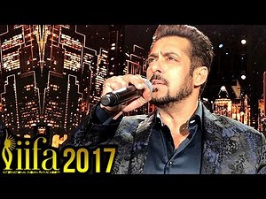 Salman Khan Sings Main Hu Hero Tera At IIFA 2017