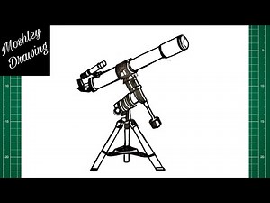 How to Draw a Telescope Step by Step
