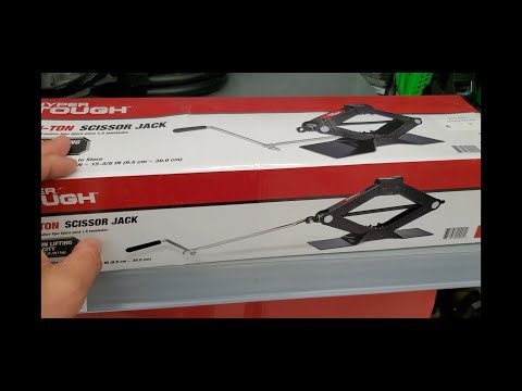 Hyper Tough T10152W Lifting Scissor Jack, 1.5 Ton Black 34.99 IS THIS ANY GOOD?