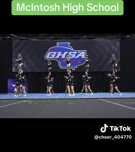 McIntosh High School 5A Georgia Cheerleading #mcintosh #mcintoshhighschool #ghsacheer #ghsastatechampionship #georgiacheer