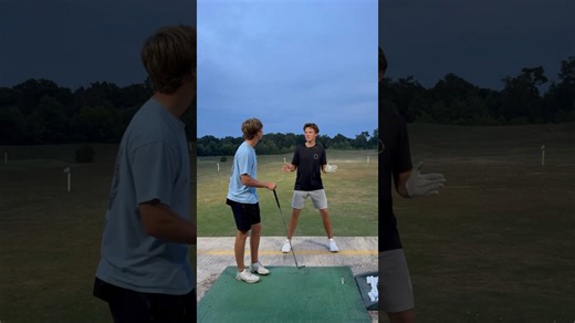 Should I let him hit it through my legs? 😂 #golf #shorts