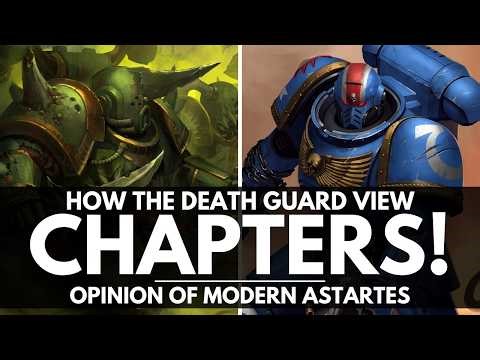 THE DEATH GUARD OPINION OF CHAPTERS! HOW THEY VIEW THE CURRENT ASTARTES!