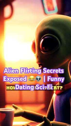Alien Flirting Secrets Exposed 😂👽 | Funny Dating Sci-Fi Animation #alien #funny #shorts