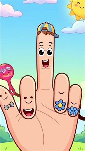 👶👍 Finger Family Song | Daddy Finger Nursery Rhyme | Kids Cartoon Song 🎶