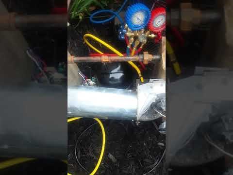 Homemade refrigeration recovery machine. DIY build.