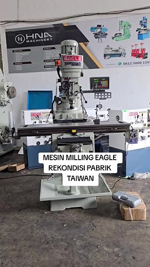 Milling Taiwan SM-4 EAGLE Vertical Turret Milling Machine with Digital Read Out