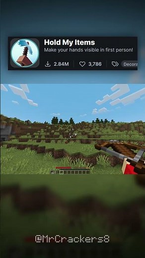 Hold My Items Mod Showcase #minecraft #minecraftmods