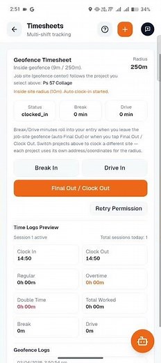 EzBuild Track - The Best Construction Management Software Geo Fencing