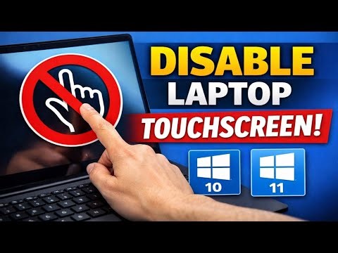 How to Disable Laptop Touchscreen | Turn Off Touch Input Windows 10/11