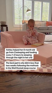 43 reactions | Follow my step by step plan to independent sleep and sleeping through the night with the Well Rested course. 1:1 coaching available for more personalized support starting at 3 months. Link in bio #baby #sleep #sleeptraining | wellrestedweeones | Facebook