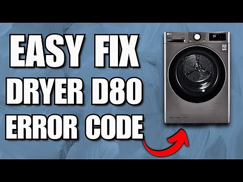 Fix LG Dryer D80 Error Code (EASY GUIDE)
