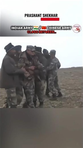 CHINESE SOLDIERS VS INDIAN SOLDIERS 🫡👀.