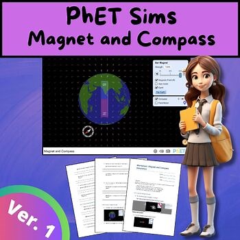 Worksheet: Magnet and Compass Simulation (No Prep)