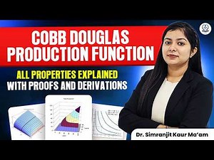 Cobb Douglas Production Function | All Properties Explained With Proofs And Derivations