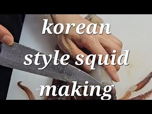HoW to Prepare Live Squid for Cooking Easy Seafood Recipe♥️♥️♥️