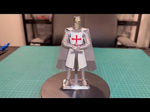 Metal Earth Premium Series Templar Knight Tutorial