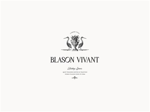 Vintage Wedding Monogram Logo Design, Monogram | Heron's Crest Editable Emblem SVG | 76 | - Etsy