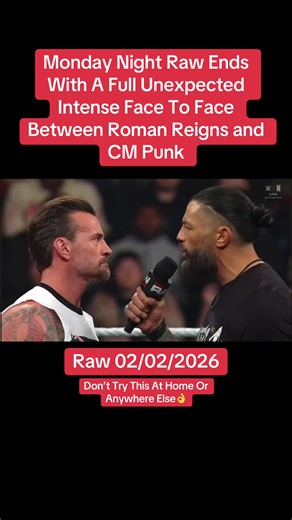 Now This, This Is What I Want Both Went All Out Against Each Other and Now The Dream Has Come True In The Main Event Of WrestleMania The Winner of The Royal Rumble The OTC Roman Reigns Will Face Champion CM PUNK For The World Heavyweight Championship 🔥🔥🔥🔥🔥 #WWE #MondayNightRaw #CMPunk #RomanReigns #viral