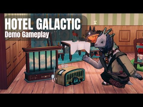 Hotel Galactic | Run A Studio Ghibli-like Hotel in This Cozy Simulation Game! Full Demo Gameplay