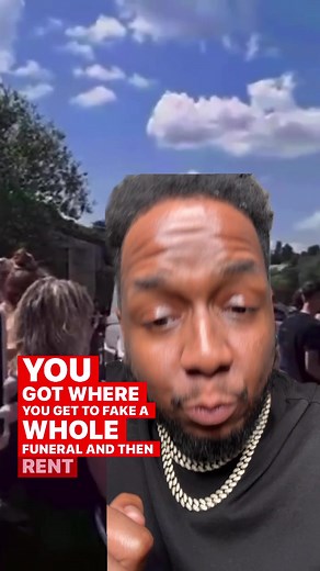 A man faked his death and then showed up to his own funeral in a helicopter?!😂😂 #JamesAndreJeffersonJr #fyp