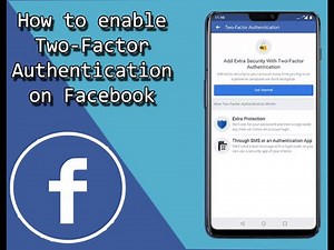 How to set up Two-Factor Authentication on Facebook