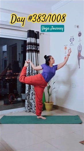 Day 383/1008 || Yoga Mat & Me: The Yoga Challenge|#short#yoga #yogashorts #Mat&Me #dance