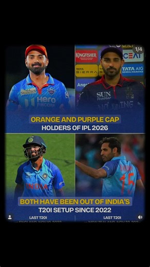 2022: Dropped from India💔 2026: Running IPL💙🧡 KL Rahul:Orangecap Bhuvi:Purplecap #KLRahul #bhuvi