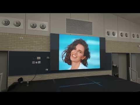 AV System - School Hall (Yamaha CZR15 + Celto iFIX10FR + Unilumin LED)