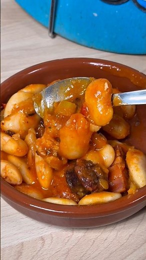 Traditional Asturian fabada for lazy people