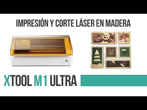 Impresión y corte láser en madera con xTool M1 Ultra