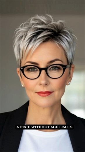 Tunsori la moda on Instagram: "Pixie ✨ Light, modern and beautifully easy to style — a cut without age. ✨💇‍♀️ #blonde #pixiecut #agelesshair #easyhairstyle #shorthairstyle #tunsorilamoda #hairinspiration #modernpixie"