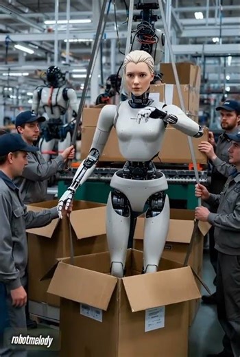 Humanoid robots being packaged for use in the U.S. Army — Concept 2027