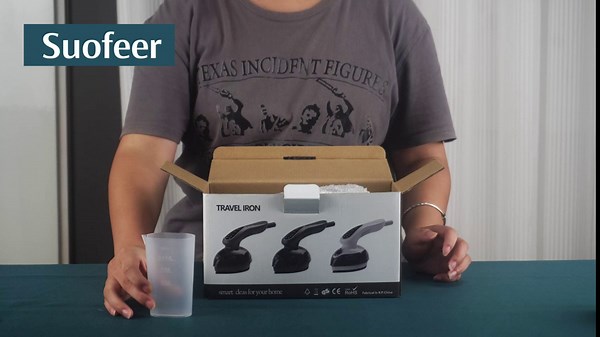 Travel Iron Mini Iron - Compact and Portable, 8 Steam and Temperature Setting Modes, 1200w Fast Heating, 180° Rotation for Wet and Dry Use, Suitable for Home, Office and Travelling (White+Black)