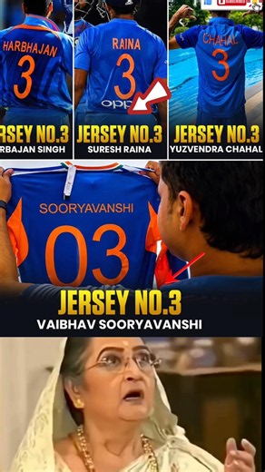 Vaibhav Sooryavanshi Revealed in Team India's Jersey No. 3! 🌟💯