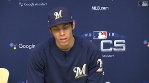 "It's a great feeling to know that the community is behind us." - Christian Yelich #OurCrewOurOctober | Milwaukee Brewers