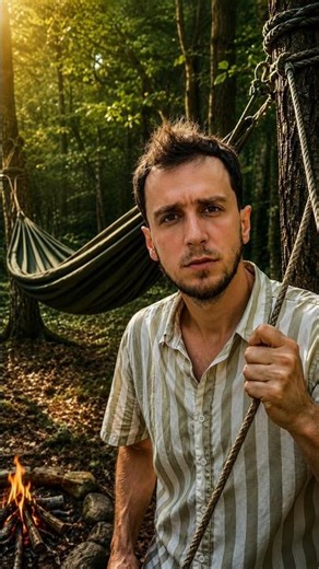 Can This Hammock Hold Me #bushcraft #camping #outdoors #survival #nature
