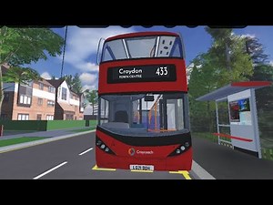 Roblox Croydon Driving Stagecoach London 84152 LG71DOH on bus route 433