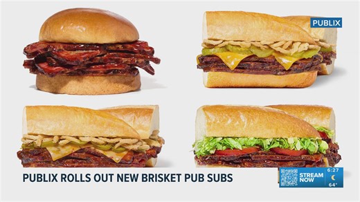 Publix introduces brisket pub subs starting today